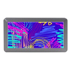 Seamless Vintage Pattern Retro 80s Or 90s Style Abstract Memory Card Reader (mini) by Loisa77