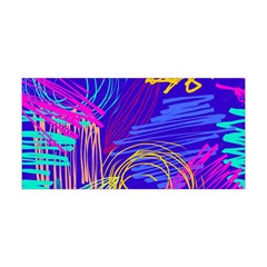 Seamless Vintage Pattern Retro 80s Or 90s Style Abstract Yoga Headband by Loisa77