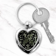 Weave Haeckel Lichenes Photobionten Key Chain (heart)