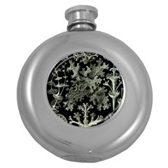 Weave Haeckel Lichenes Photobionten Round Hip Flask (5 Oz)