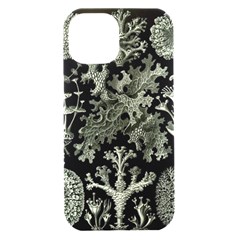 Weave Haeckel Lichenes Photobionten Iphone 15 Black Uv Print Pc Hardshell Case