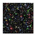 Universe Star Planet Galaxy Tile Coaster Front