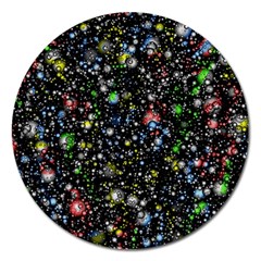 Universe Star Planet Galaxy Magnet 5  (round) by Ravend