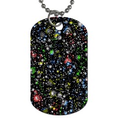 Universe Star Planet Galaxy Dog Tag (one Side)