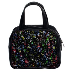 Universe Star Planet Galaxy Classic Handbag (two Sides) by Ravend