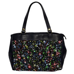 Universe Star Planet Galaxy Oversize Office Handbag (2 Sides) by Ravend