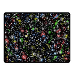 Universe Star Planet Galaxy Fleece Blanket (small) by Ravend