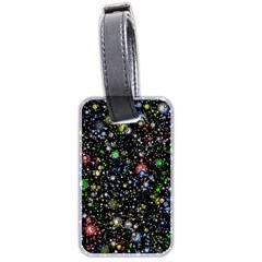 Universe Star Planet Galaxy Luggage Tag (two Sides) by Ravend