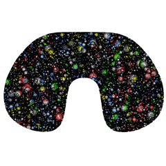 Universe Star Planet Galaxy Travel Neck Pillow by Ravend