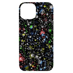 Universe Star Planet Galaxy Iphone 14 Black Uv Print Case by Ravend