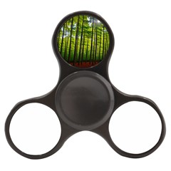 Green Forest Jungle Trees Nature Sunny Finger Spinner by Ravend