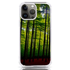 Green Forest Jungle Trees Nature Sunny Iphone 13 Pro Max Tpu Uv Print Case by Ravend