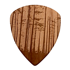 Green Forest Jungle Trees Nature Sunny Wood Guitar Pick (set Of 10) by Ravend