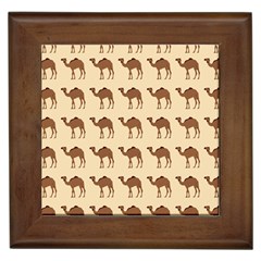 Camel Pattern Design Clothing Framed Tile by Proyonanggan