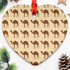 Camel Pattern Design Clothing Ornament (heart)