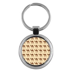 Camel Pattern Design Clothing Key Chain (round) by Proyonanggan