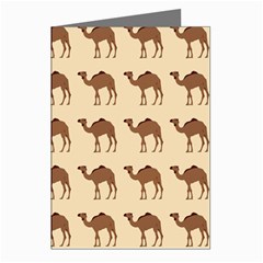 Camel Pattern Design Clothing Greeting Cards (pkg Of 8)