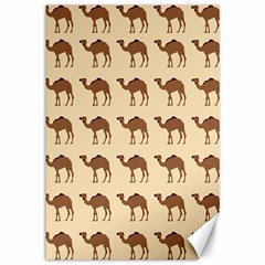 Camel Pattern Design Clothing Canvas 12  X 18  by Proyonanggan