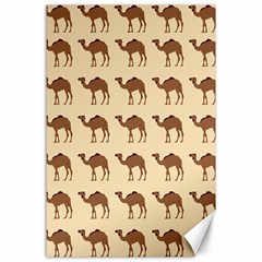 Camel Pattern Design Clothing Canvas 24  X 36  by Proyonanggan