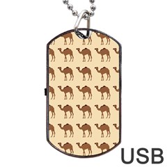 Camel Pattern Design Clothing Dog Tag Usb Flash (two Sides) by Proyonanggan