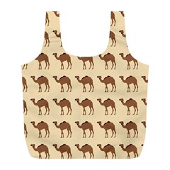 Camel Pattern Design Clothing Full Print Recycle Bag (l) by Proyonanggan