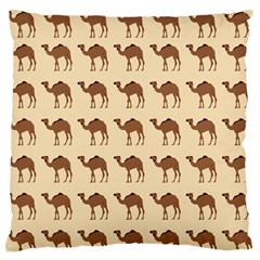 Camel Pattern Design Clothing Standard Premium Plush Fleece Cushion Case (one Side) by Proyonanggan