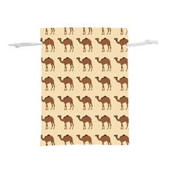 Camel Pattern Design Clothing Lightweight Drawstring Pouch (l) by Proyonanggan