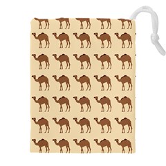 Camel Pattern Design Clothing Drawstring Pouch (4xl) by Proyonanggan