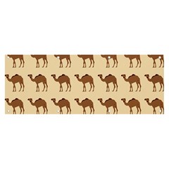 Camel Pattern Design Clothing Banner And Sign 8  X 3  by Proyonanggan