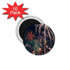 Firework Fireworks Display Lake 1 75  Magnets (10 Pack)  by Proyonanggan