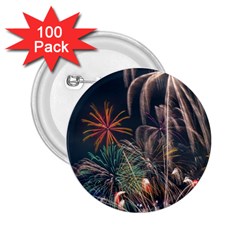 Firework Fireworks Display Lake 2 25  Buttons (100 Pack)  by Proyonanggan