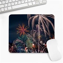 Firework Fireworks Display Lake Large Mousepad by Proyonanggan