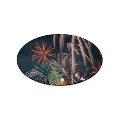 Firework Fireworks Display Lake Sticker Oval (10 Pack) by Proyonanggan