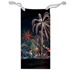 Firework Fireworks Display Lake Jewelry Bag by Proyonanggan