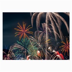 Firework Fireworks Display Lake Large Glasses Cloth by Proyonanggan