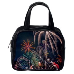 Firework Fireworks Display Lake Classic Handbag (one Side) by Proyonanggan