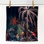 Firework Fireworks Display Lake Face Towel Front