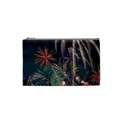 Firework Fireworks Display Lake Cosmetic Bag (small) by Proyonanggan