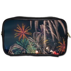 Firework Fireworks Display Lake Toiletries Bag (one Side) by Proyonanggan