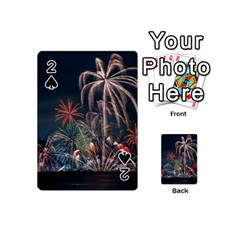 Firework Fireworks Display Lake Playing Cards 54 Designs (mini)