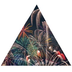 Firework Fireworks Display Lake Wooden Puzzle Triangle by Proyonanggan