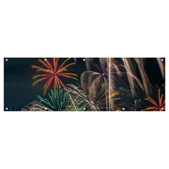 Firework Fireworks Display Lake Banner And Sign 12  X 4  by Proyonanggan