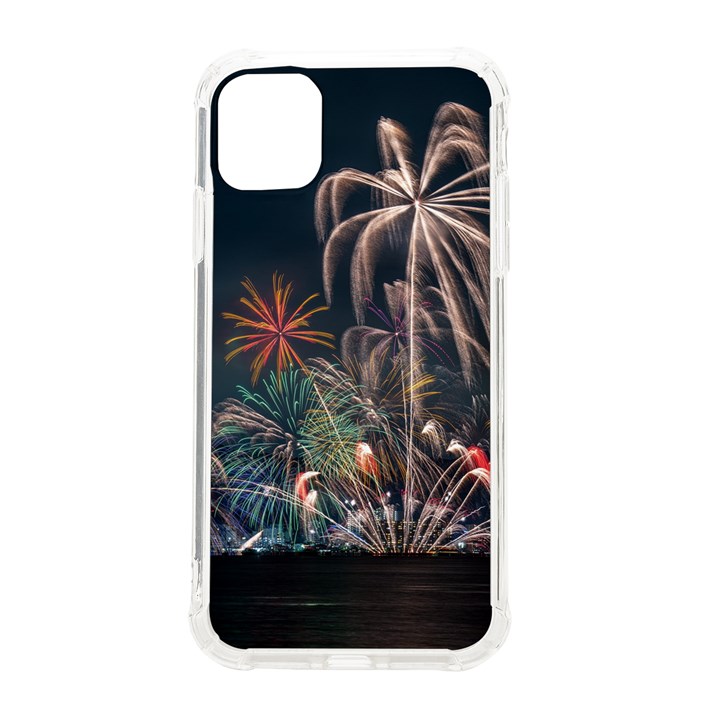 Firework Fireworks Display Lake iPhone 11 TPU UV Print Case