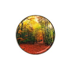 Forest Woods Autumn Nature Hat Clip Ball Marker (4 Pack) by Proyonanggan