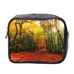 Forest Woods Autumn Nature Mini Toiletries Bag (Two Sides) Front