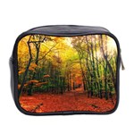 Forest Woods Autumn Nature Mini Toiletries Bag (Two Sides) Back