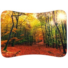 Forest Woods Autumn Nature Velour Seat Head Rest Cushion by Proyonanggan