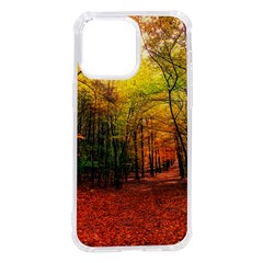 Forest Woods Autumn Nature Iphone 14 Pro Max Tpu Uv Print Case by Proyonanggan