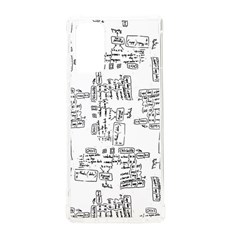 Blackboard Algorithms Black And White Pattern Samsung Galaxy Note 20 Tpu Uv Case by dflcprintsclothing