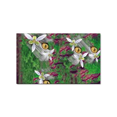 Illustrations Color Cat Flower Abstract Textures Sticker (rectangular)